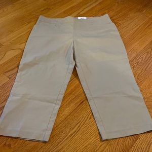 NWT NEW Time and Tru large (12-14) capri pants.